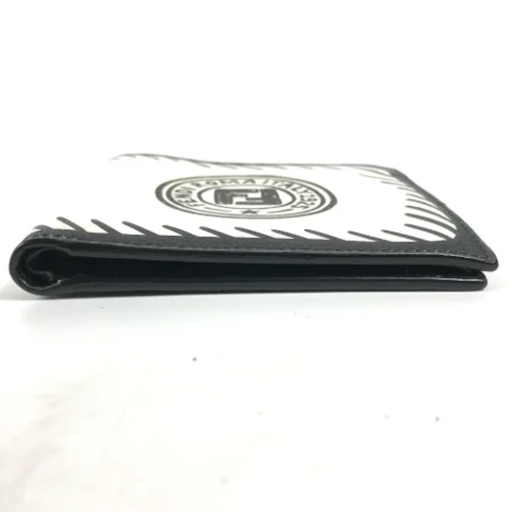 Fendi Vintage Pre-owned Leather wallets Black Dames