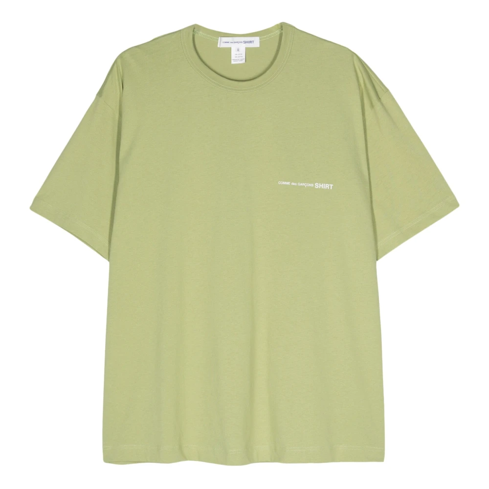 Comme des Garçons Khaki Gebreid T-shirt voor Mannen Green Heren