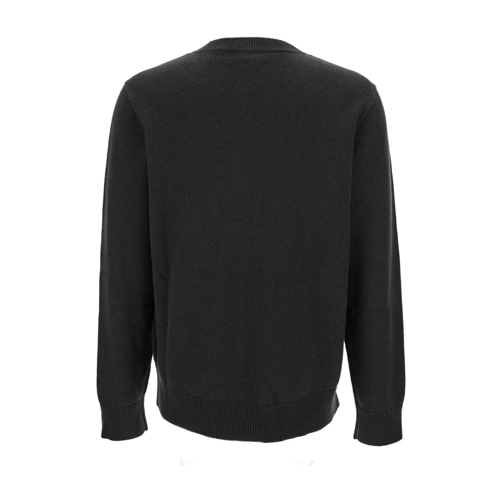Burberry Zwarte Cashmere Crew Neck Sweater Black Heren