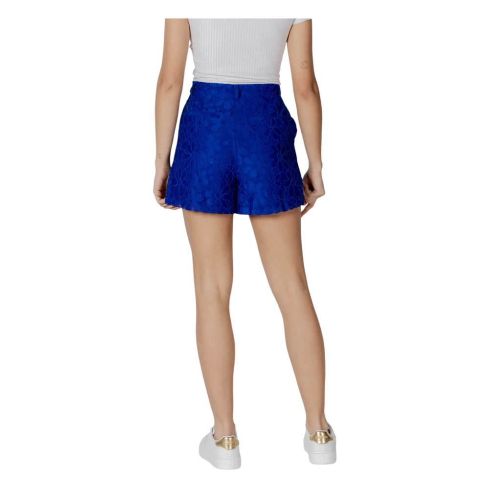 Desigual Polyester Dames Shorts Collectie Blue Dames