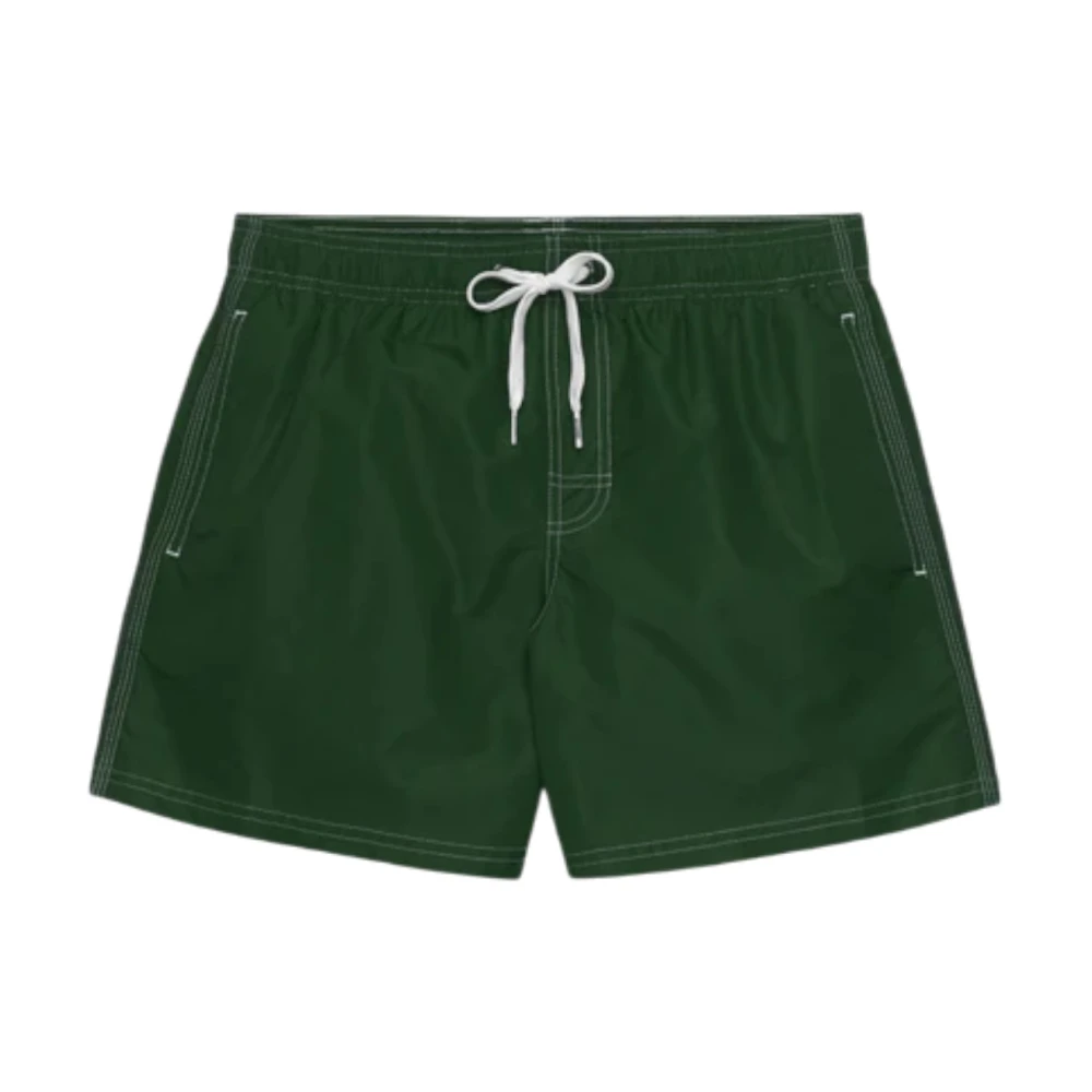 Sundek Men's Green Light Poly Swimshorts - Beachwear - 2XL - Swimwear