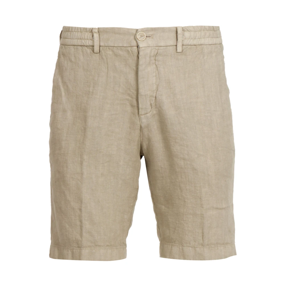 Cruna Mannelijk Beige Korte Broeken Heren, M, Linnen, Maui Shorts