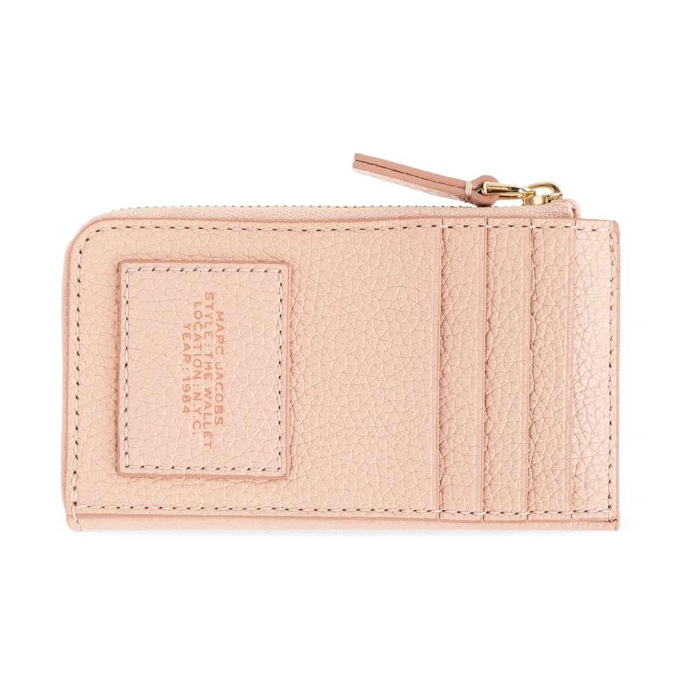 Marc Jacobs Leren portemonnee Pink Dames