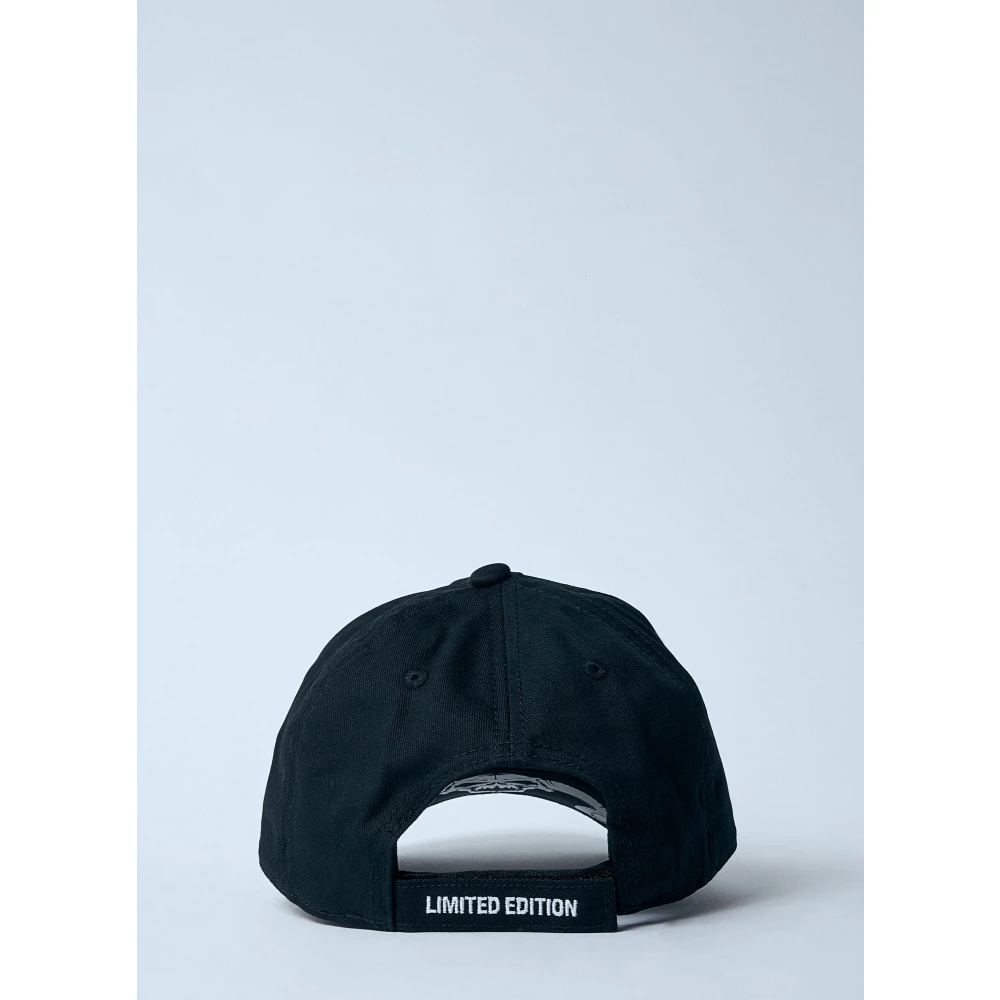 Vetements Baseballpet met Logo Borduursel Black Heren