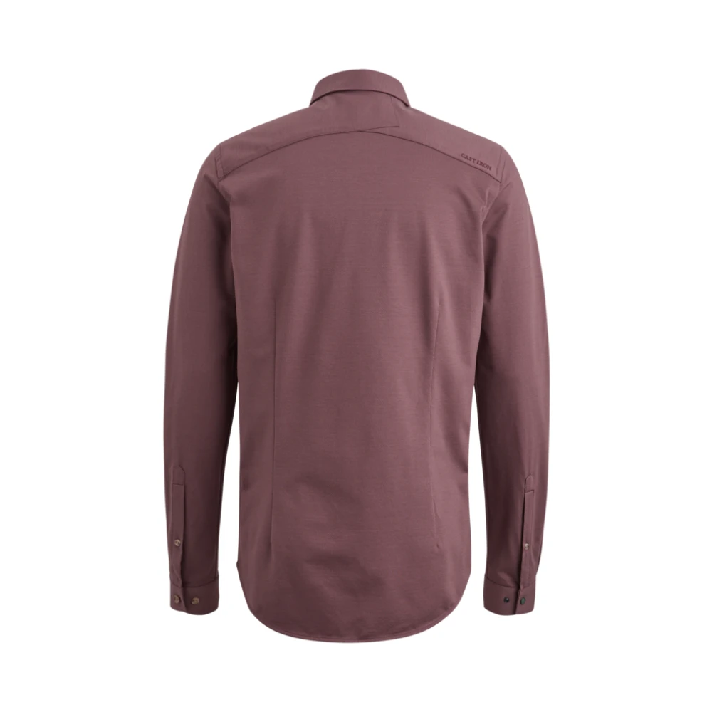 Cast Iron Twill Jersey 2 Tone Overhemd Brown Heren