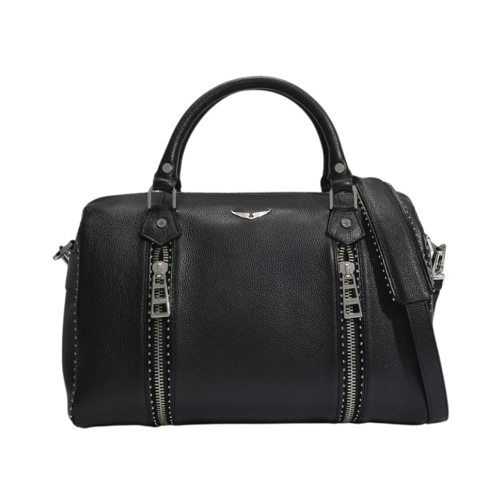 Zadig & Voltaire Sunny Medium Studs Bag Black Dames
