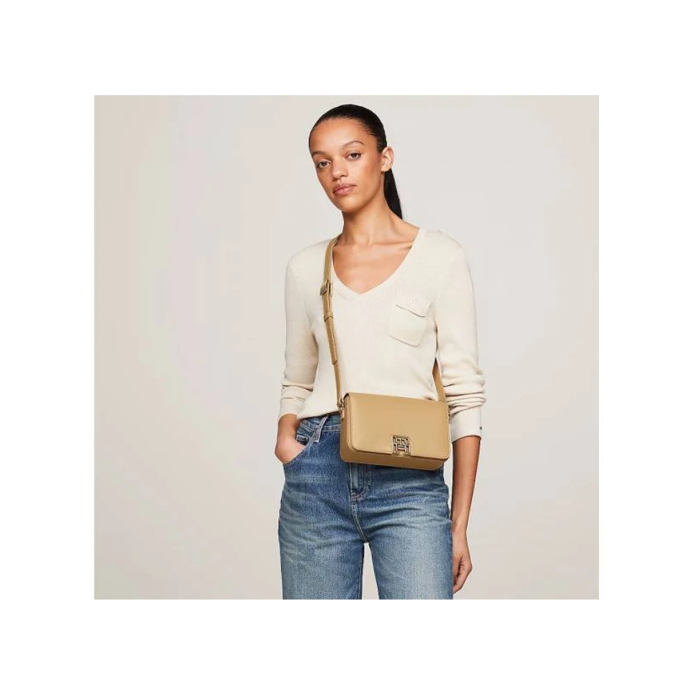 Tommy Hilfiger Stijlvolle Borse Tas Beige Dames