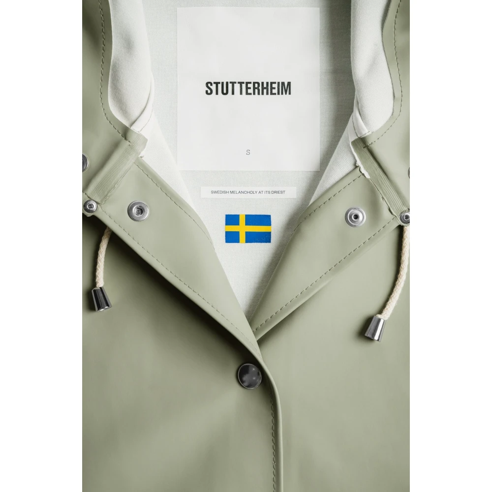 Stutterheim Stockholm Hilltop Raincoat Green Dames