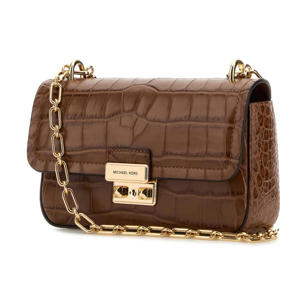 Michael Kors Caramel leren Tribeca schoudertas Brown Dames