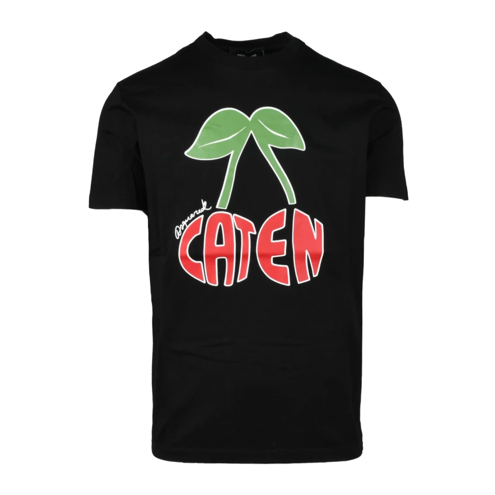 Dsquared2 Katoenen T-shirt Black Heren