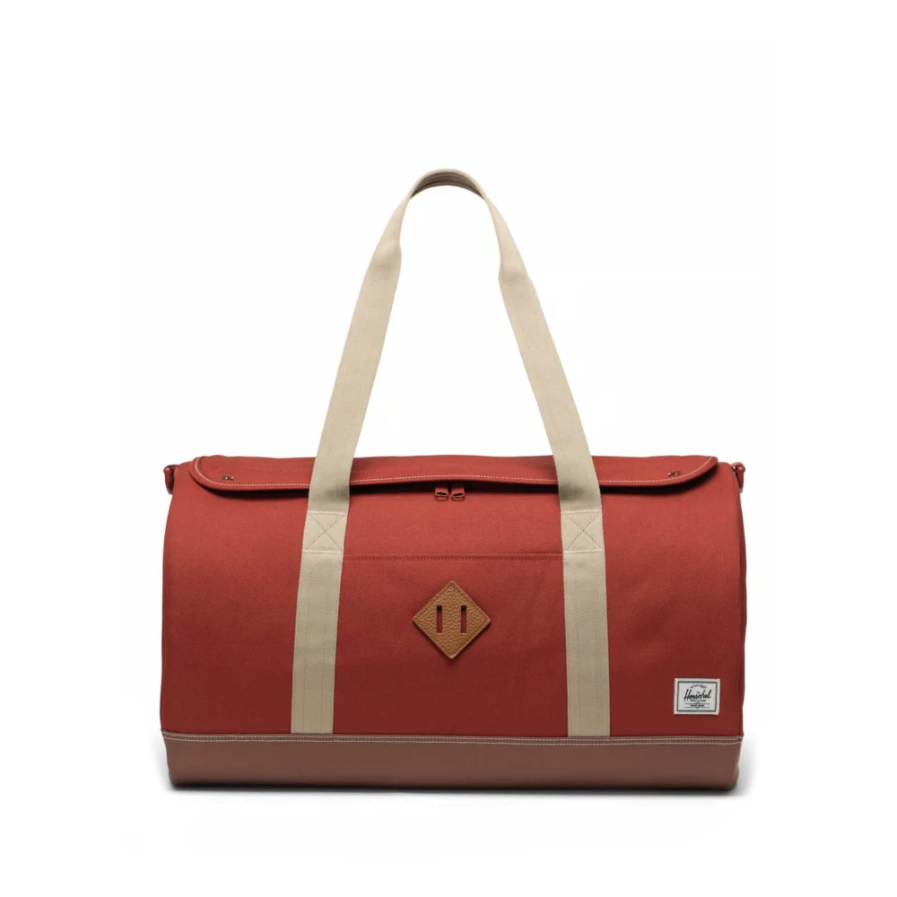 Herschel Unisex Brown Weekend Bags, One Size, Heritage Duffle Bag Red Ochre