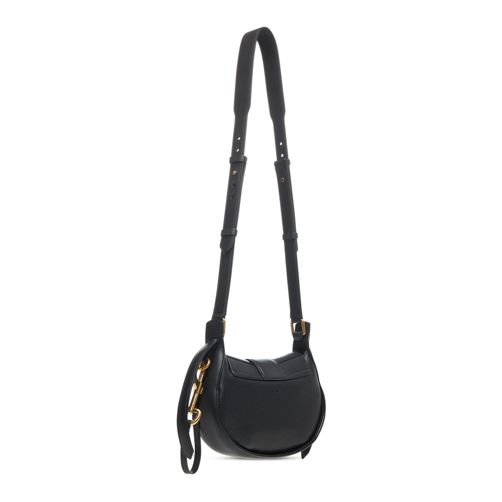 Chloé Zwarte Leren Schoudertas Black Dames