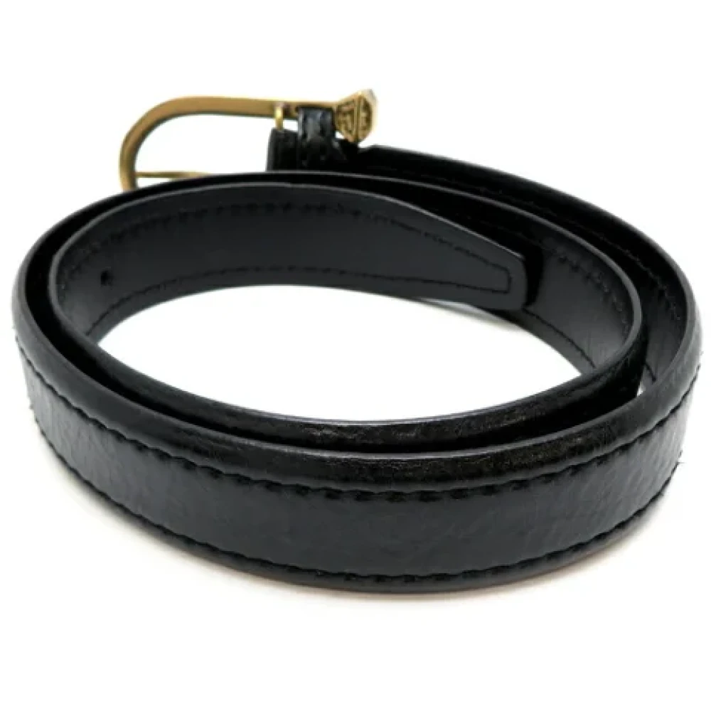 Gucci Vintage Pre-owned Leather belts Black Dames