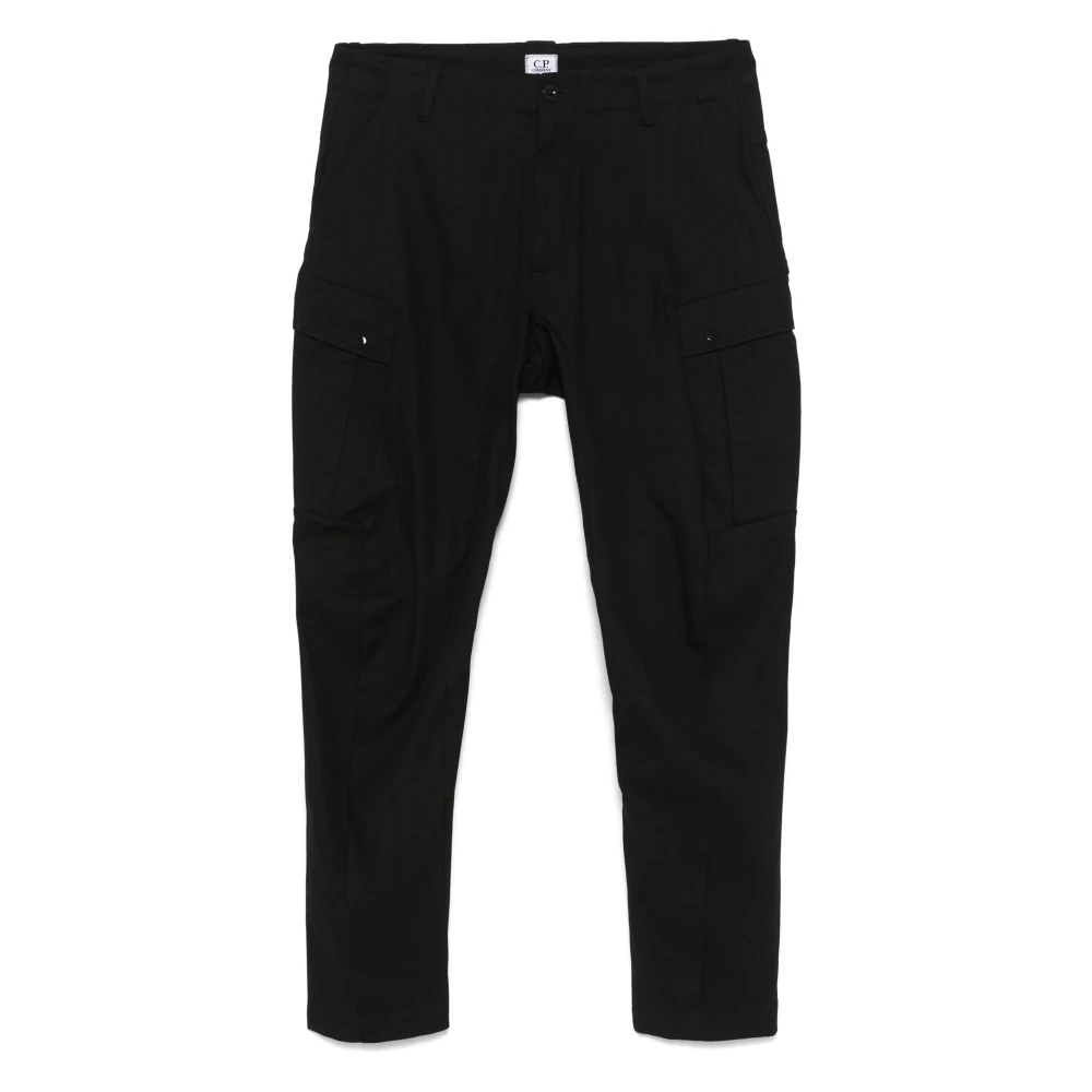 C.P. Company Cargo broek in stretchstof Black Heren