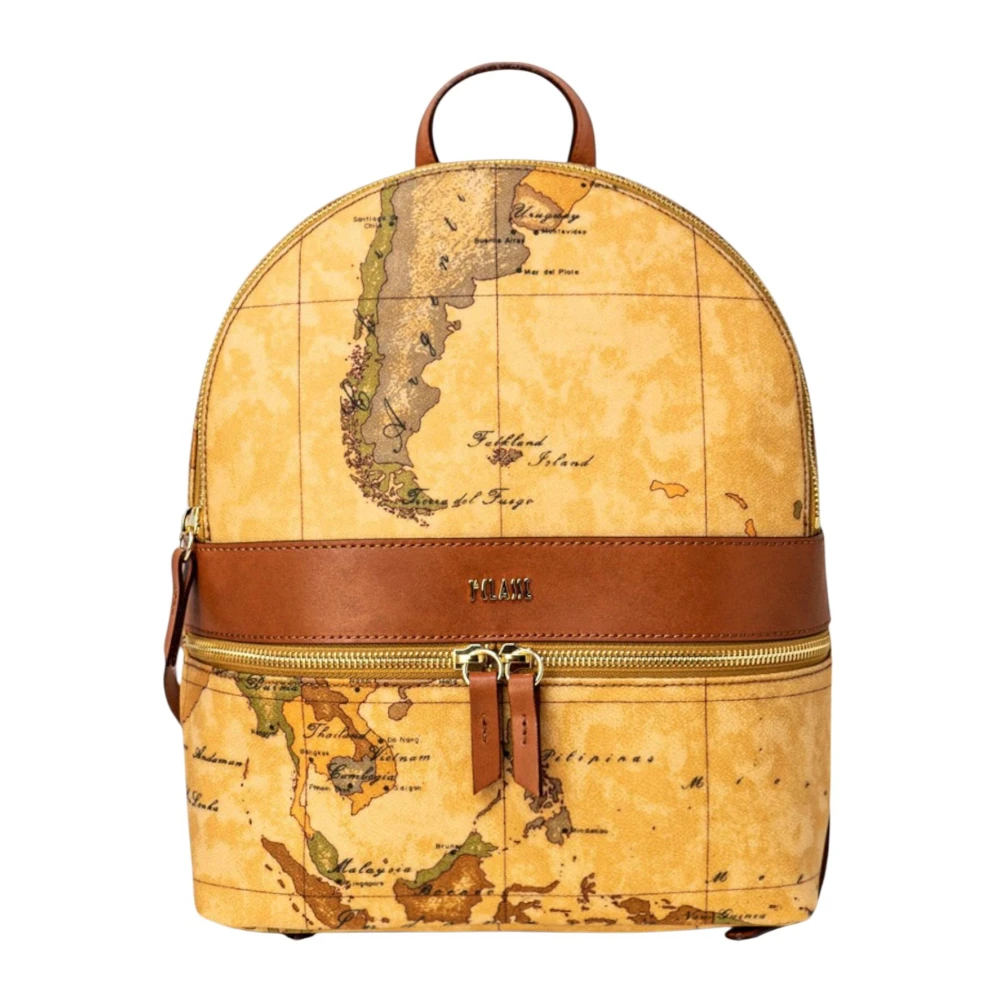 Alviero Martini 1A Classe Beige Backpacks, Female, One Size, Geo Classic Backpack