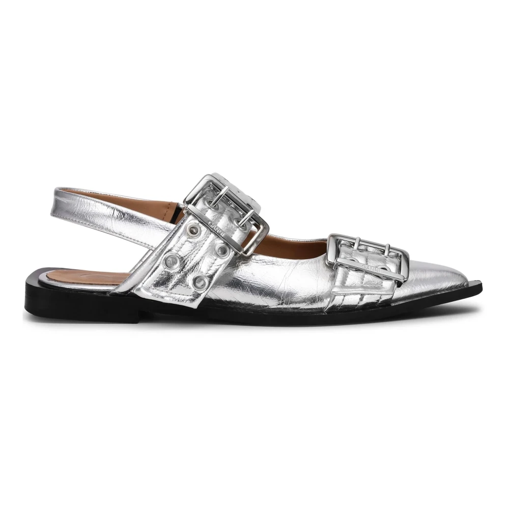 Ganni Donna Grigio Scarpe, 36 Eu, New,