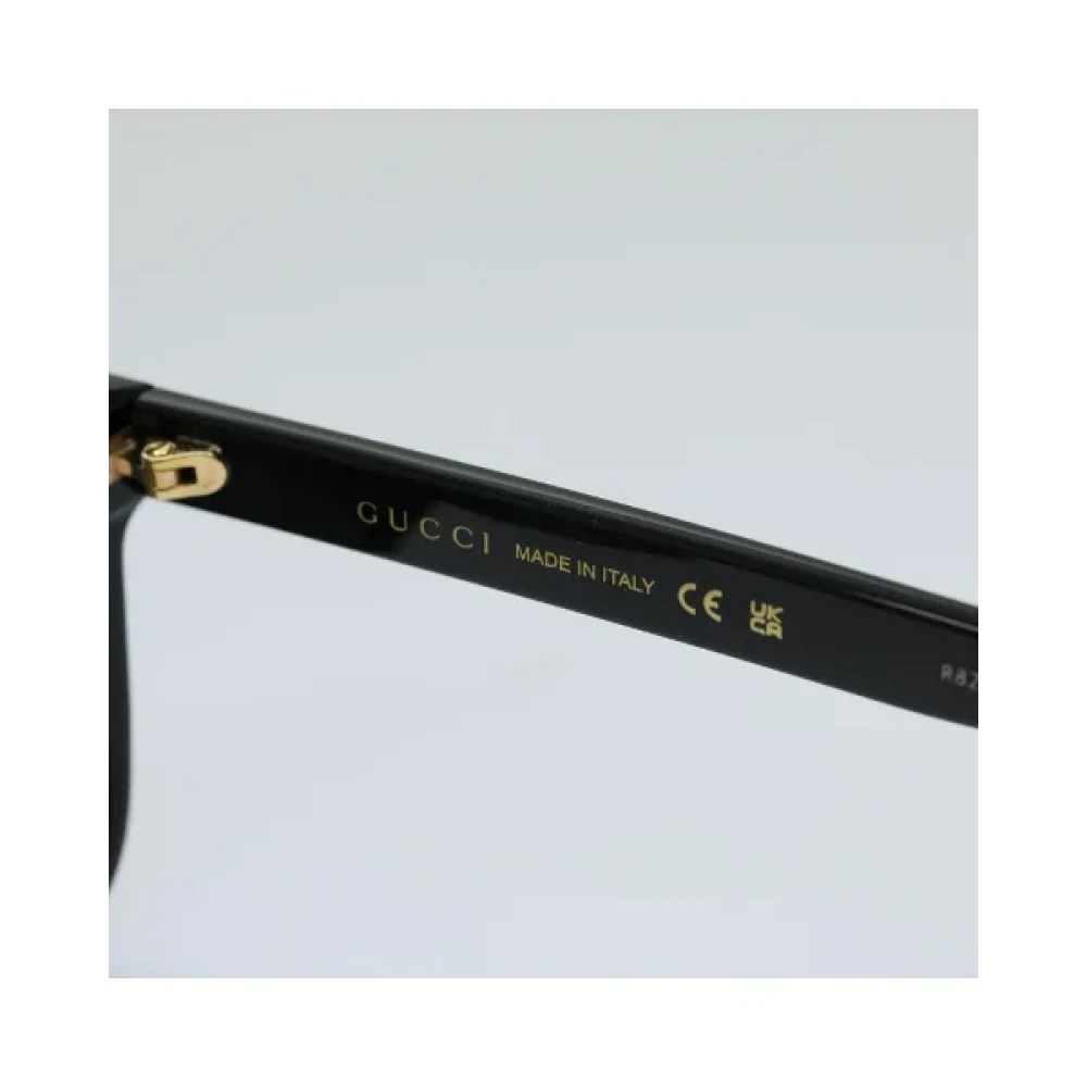 Gucci Vintage Pre-owned Plastic sunglasses Black Dames