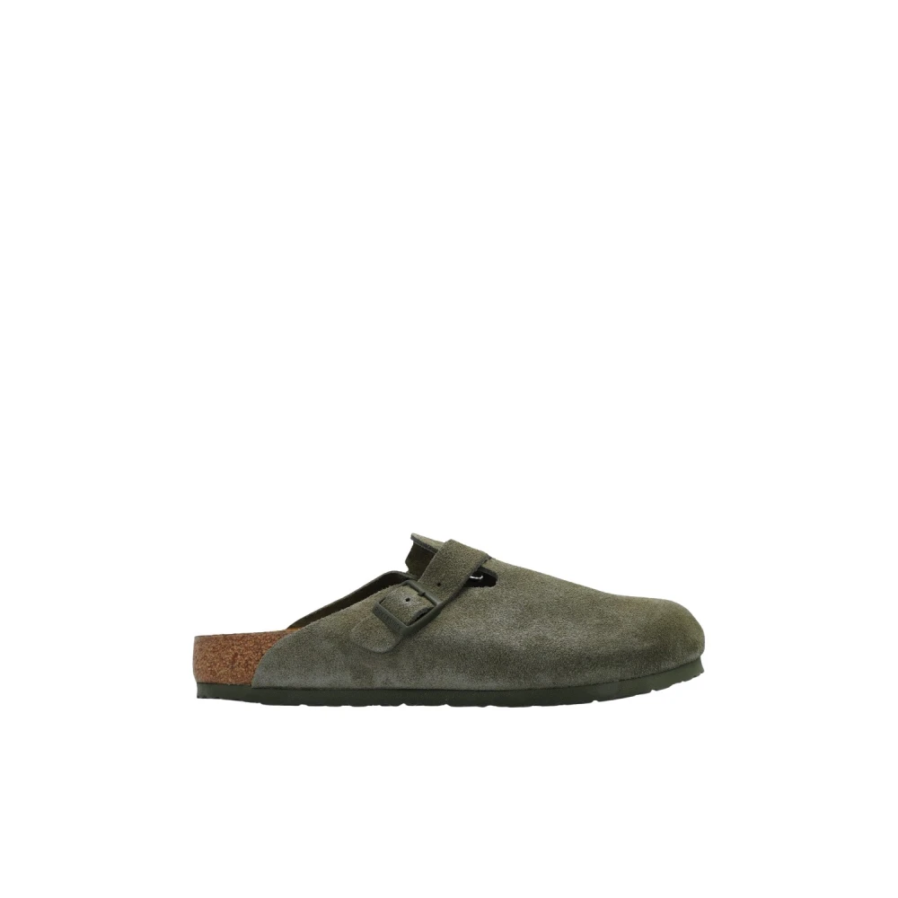Birkenstock Men's Green Boston - Mules - 8 Uk - Shoes