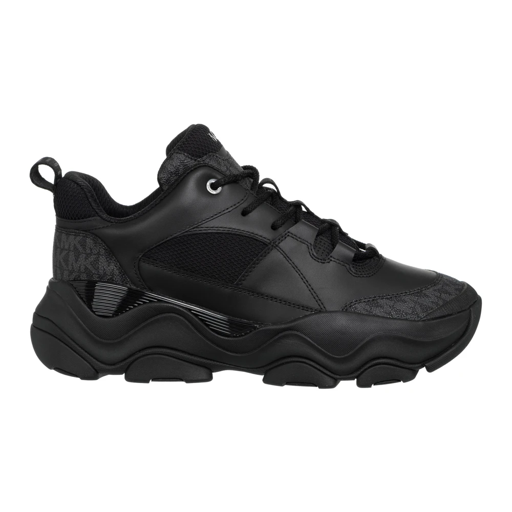 Michael Kors Diamond Lace-Up Sneakers Heren Schoenen Zwart