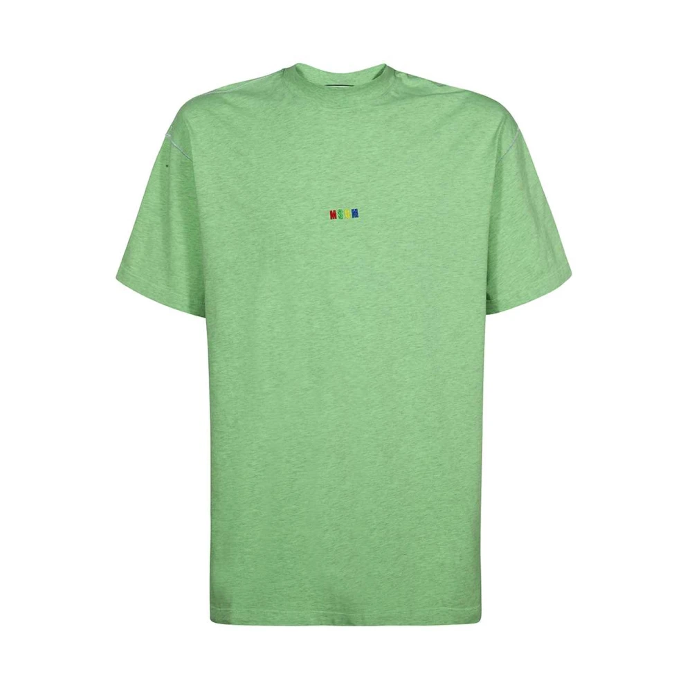 Msgm - Tops > T-Shirts - Green - Msgm - Modalova