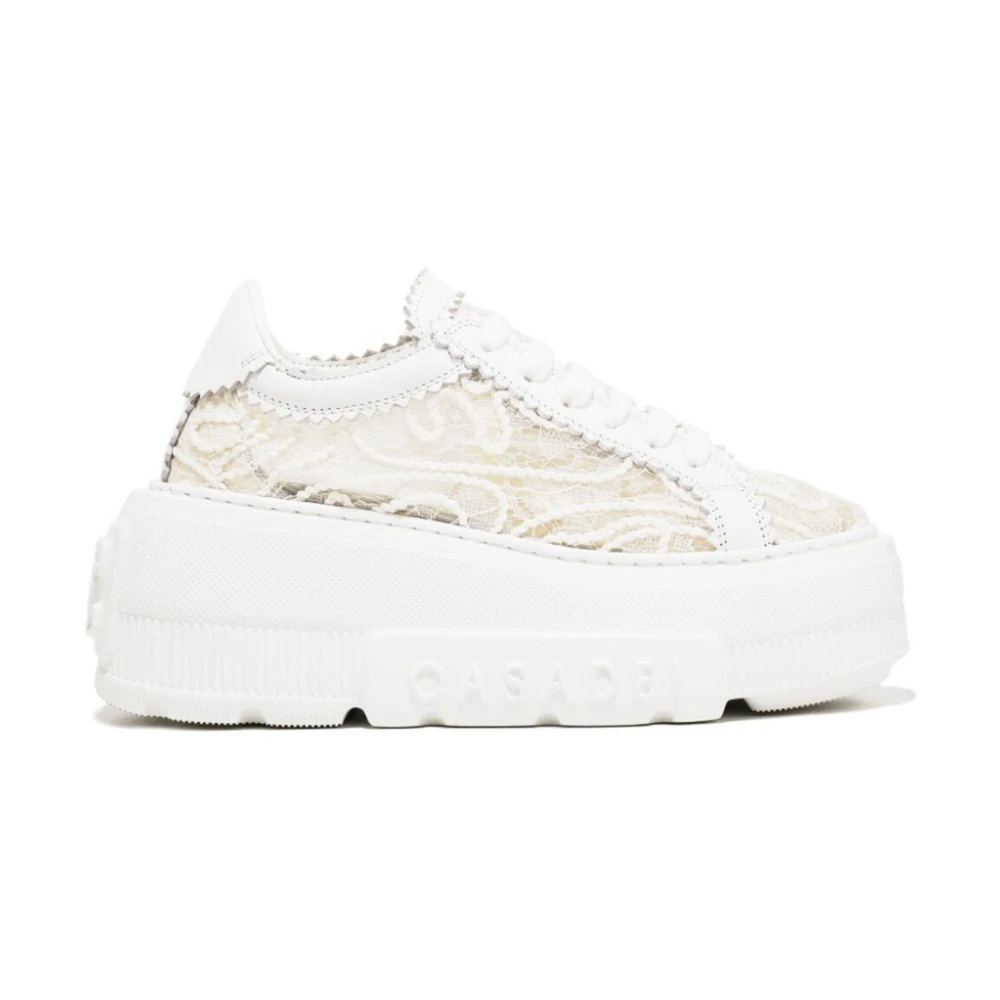 Casadei Nexus Chantilly Sneaker Dames Schoenen Wit
