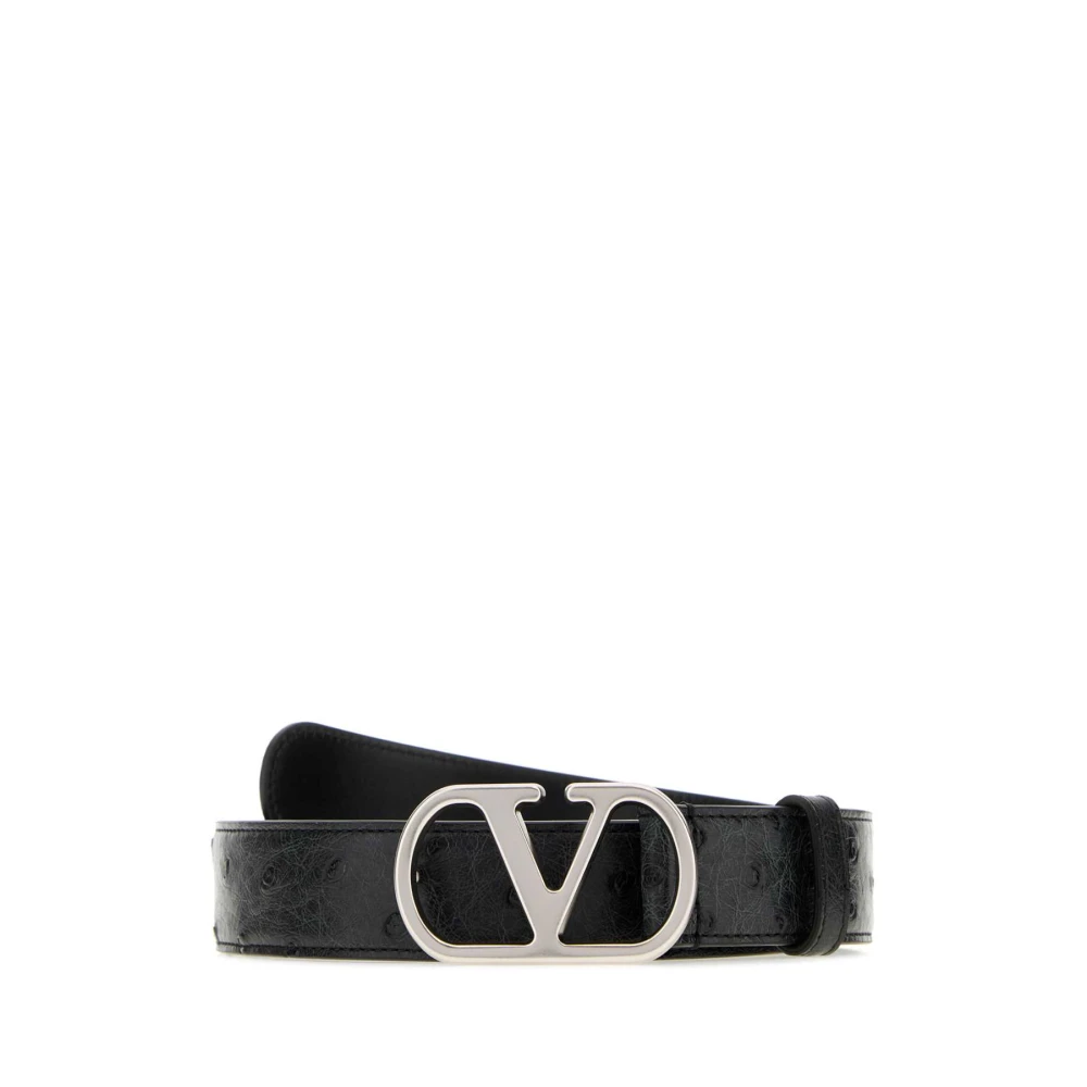 Valentino Garavani Belts, Male, 90 Cm, Vlogo Signature Belt Black