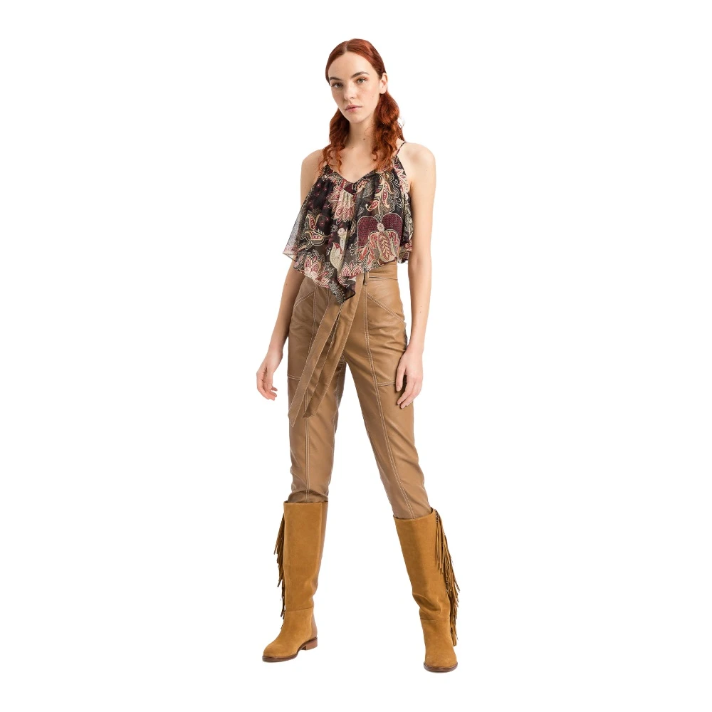 Twinset Mouwloze Blouse Multicolor Dames
