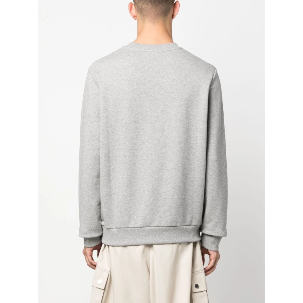 A.p.c. Logo Sweatshirt Grijs Gray Heren
