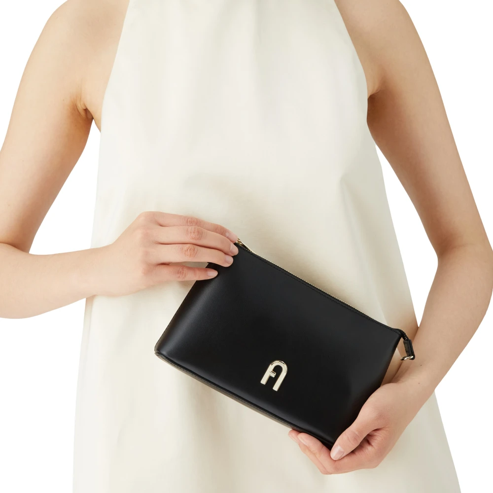 Furla Diamante Mini Crossbody Tas Black Dames