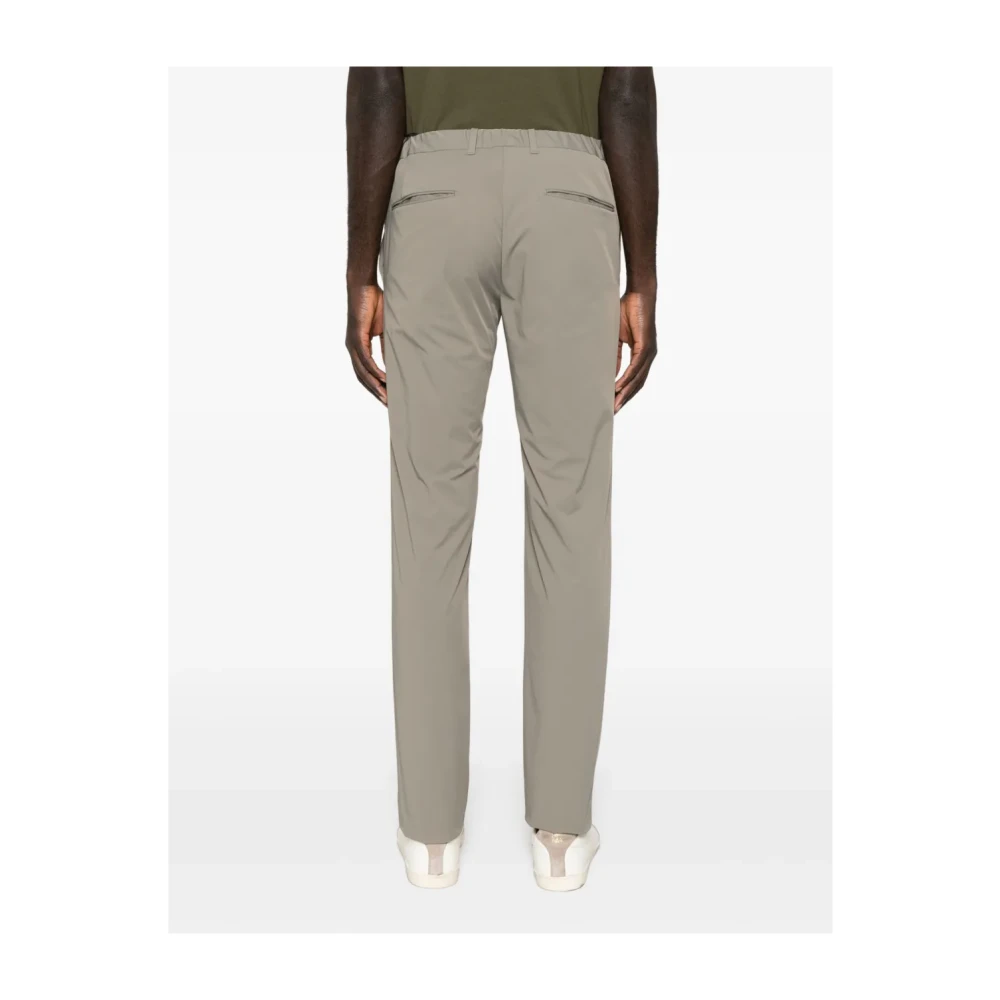Incotex Slim Fit Dress Pants Zwart Blue Heren