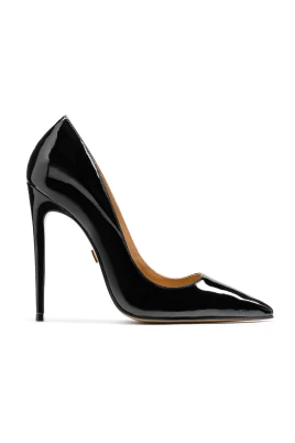 Eleganta Lackerade Svarta Pumps