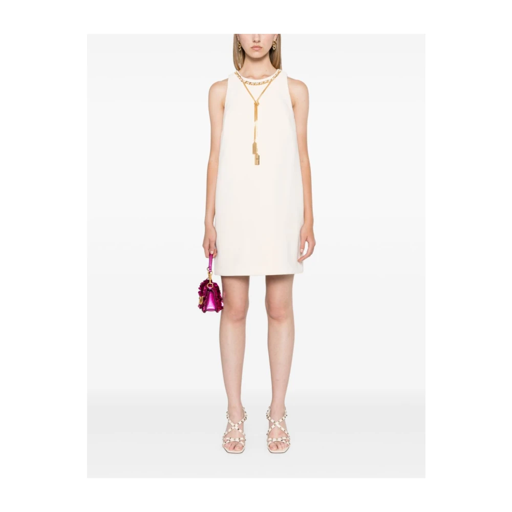 Elisabetta Franchi Witte Jurk Aw24 Damesmode White Dames