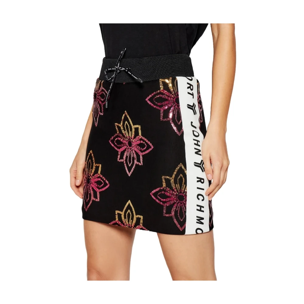 John Richmond Korte Denim Rok voor Vrouwen Black Dames