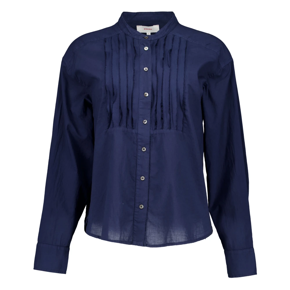 Xirena Blue Miranda Blouse - Female - Shirts - M - Blouses & Shirts