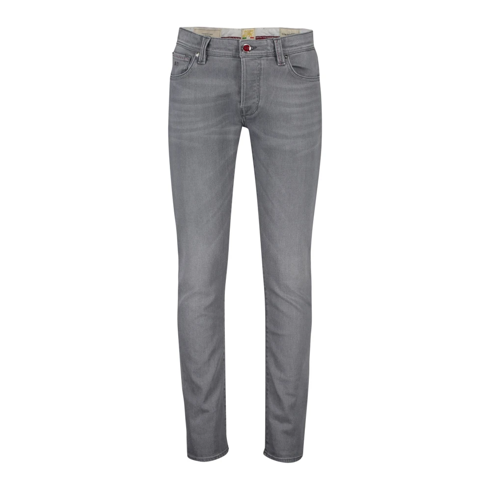Tramarossa Grijze Denim 5-Pocket Jeans Gray Heren