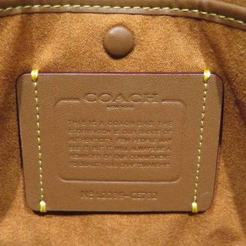 Coach Pre-owned Leather handbags Pink Dames