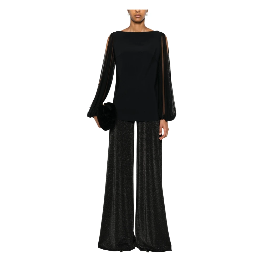 Chiara Boni Illusion Blouse voor alle seizoenen Black Dames