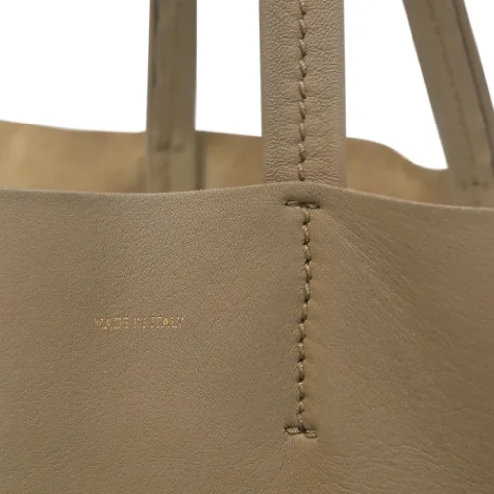 Celine Vintage Pre-owned Leather totes Beige Dames