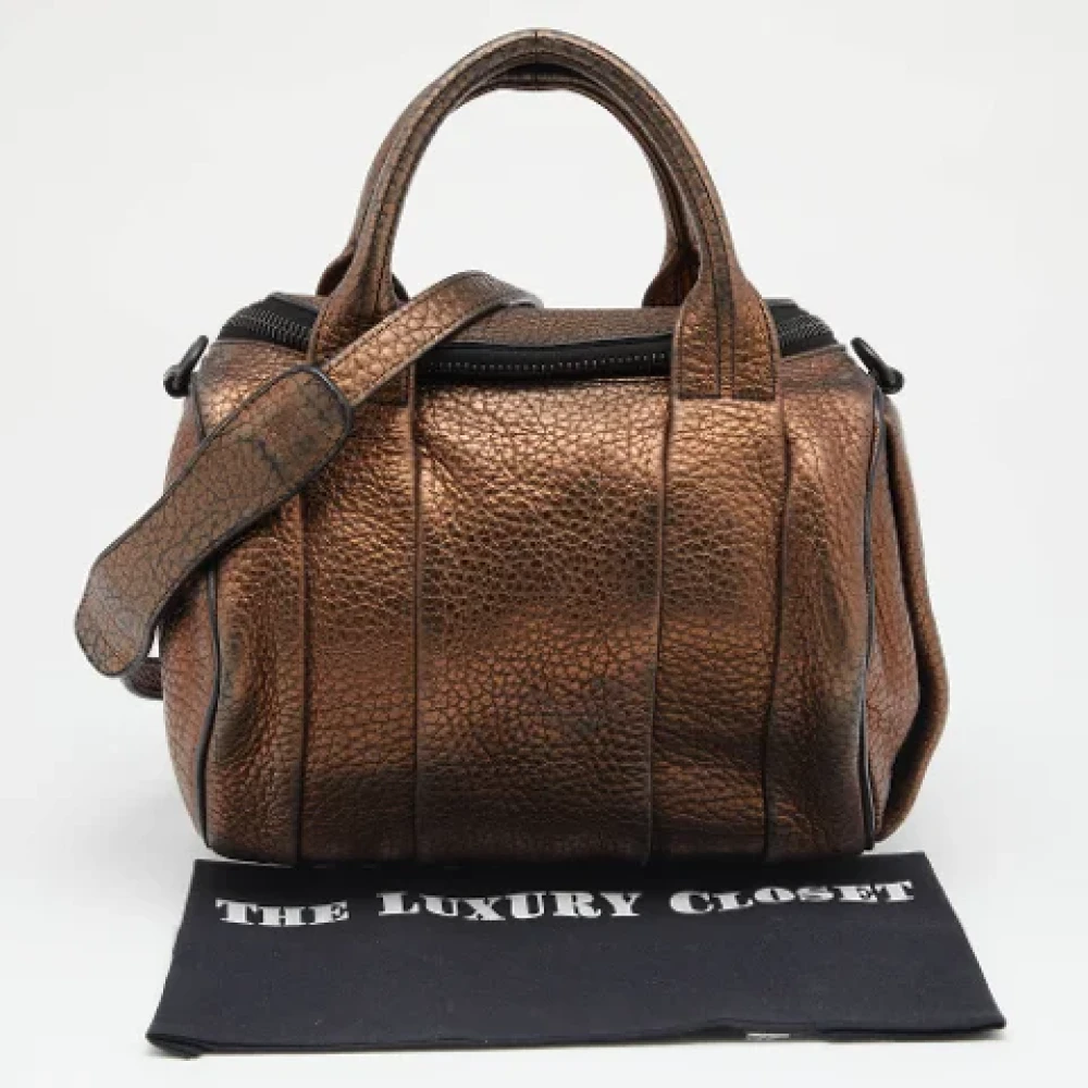Alexander Wang Pre-owned Leather handbags Brown Dames