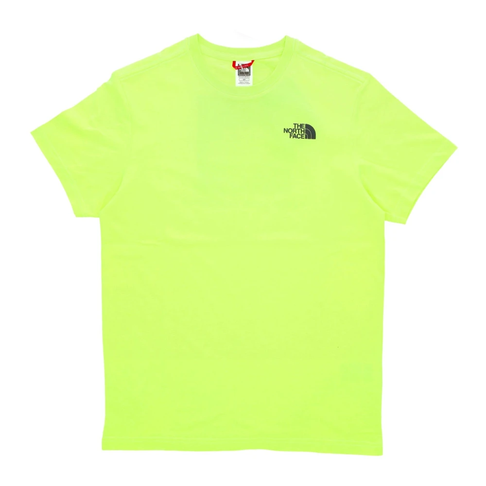 The North Face Geel zwart Redbox Tee Led Heren T-shirt Yellow Heren