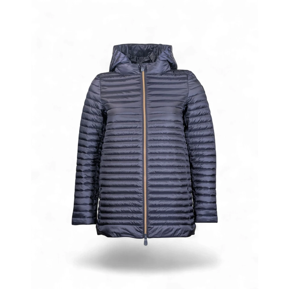 Save The Duck Women's Blue Winter Jackets, L, Alima Coat
