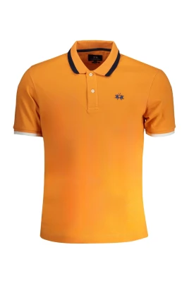 Orange Piké Kortärmad Herr