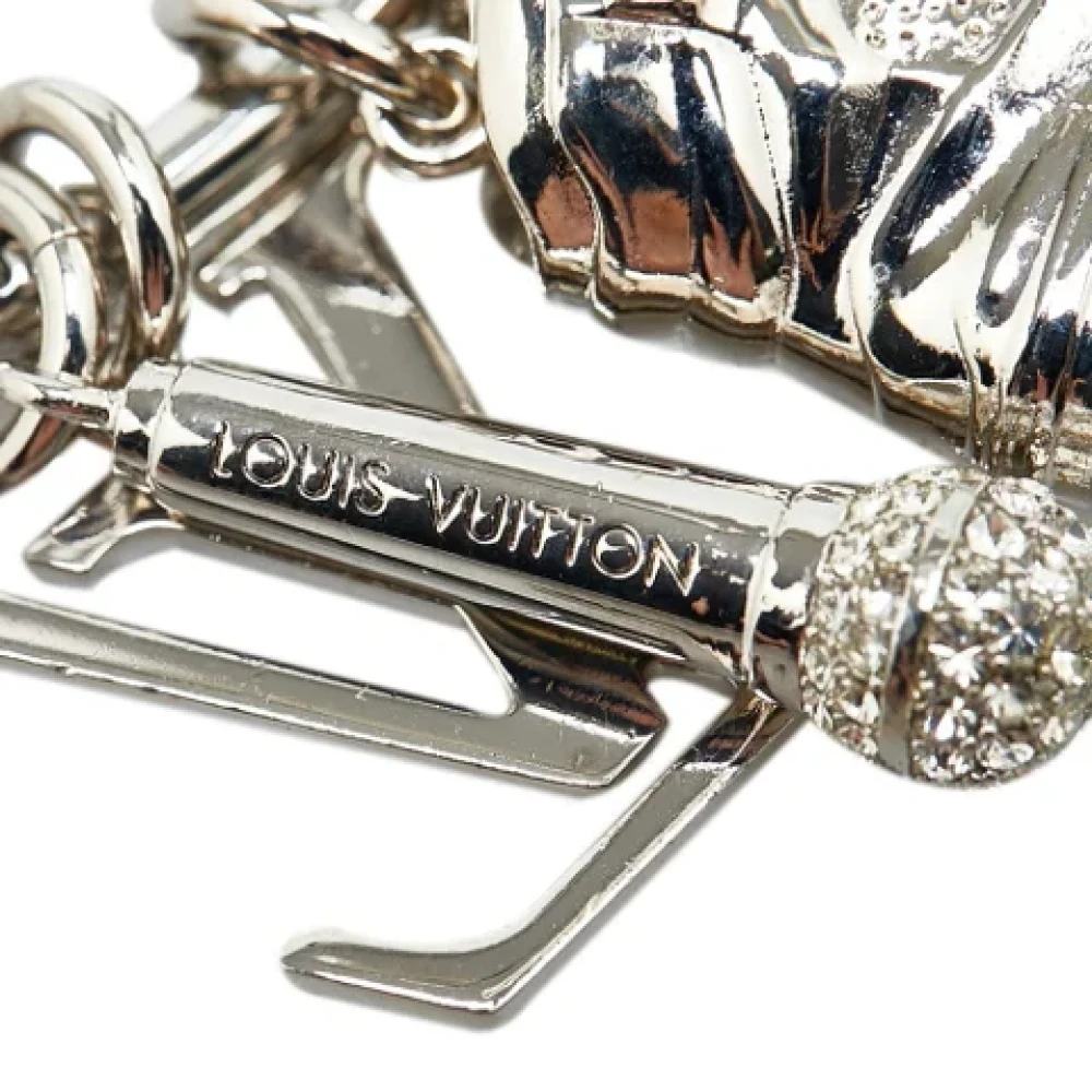 Louis Vuitton Vintage Pre-owned Metal key-holders Gray Dames