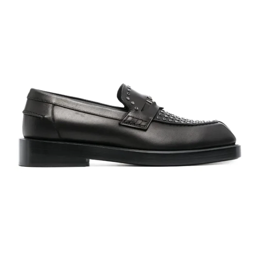 Versace Black Medusa Studded Loafers - Male - Loafers - 11 Uk - Shoes