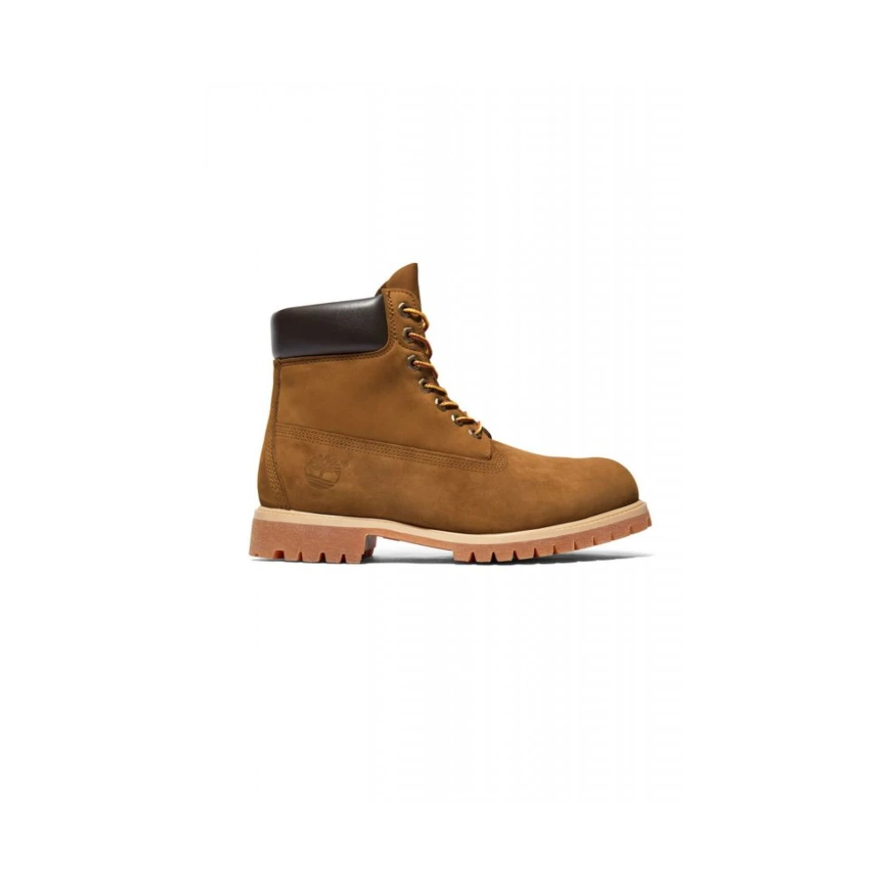 Timberland Men's Brown Lace-Up Boots, 9 Uk, Premium 6-Inch Boot
