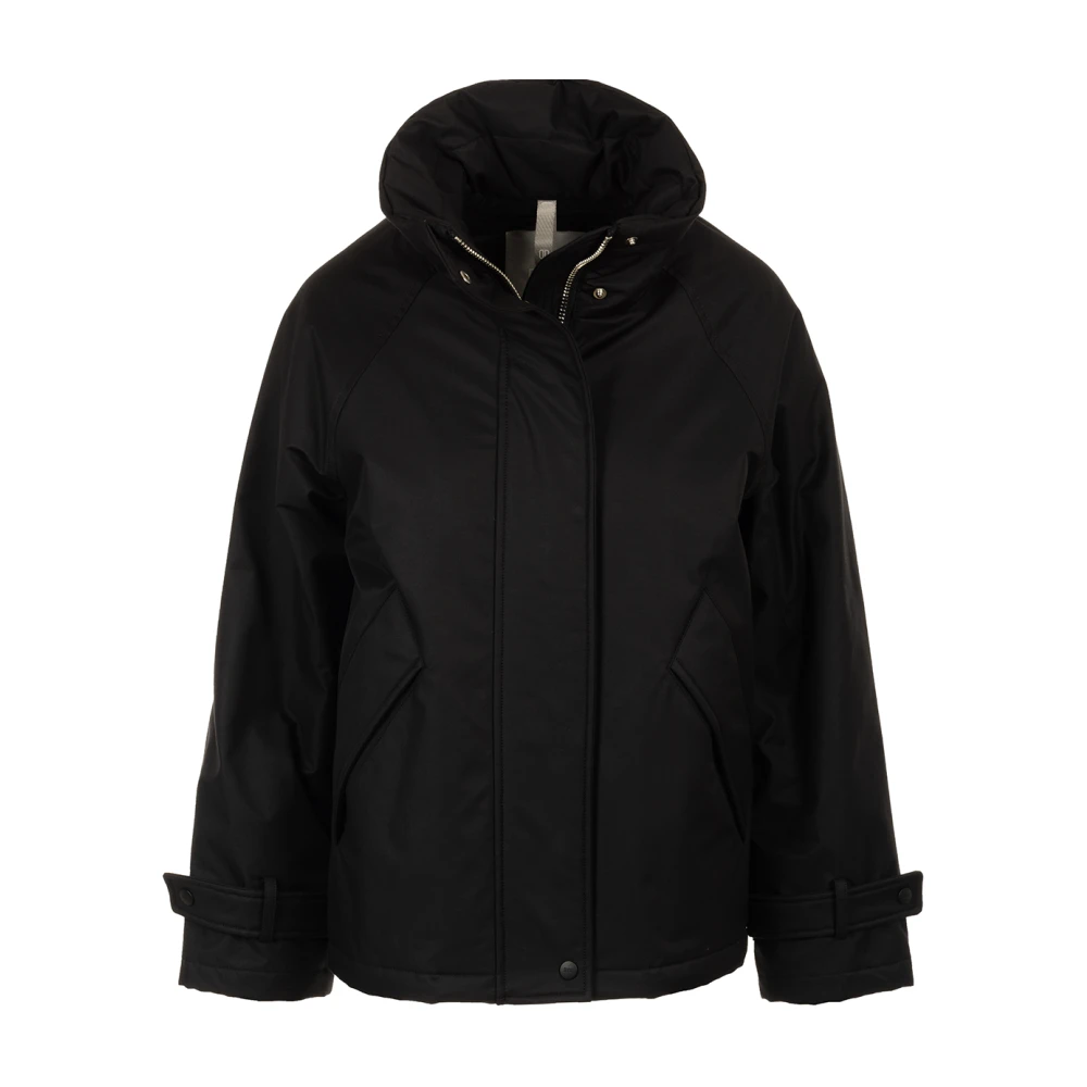Duno Zwarte Korte Jas Black Dames
