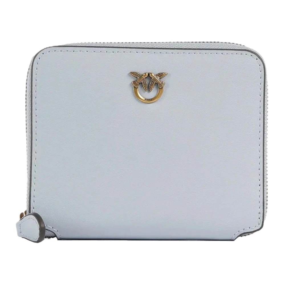 Pinko Taylor Zip Around Wallet - Female - Wallets & Cardholders - Blue - One Size - Accessories