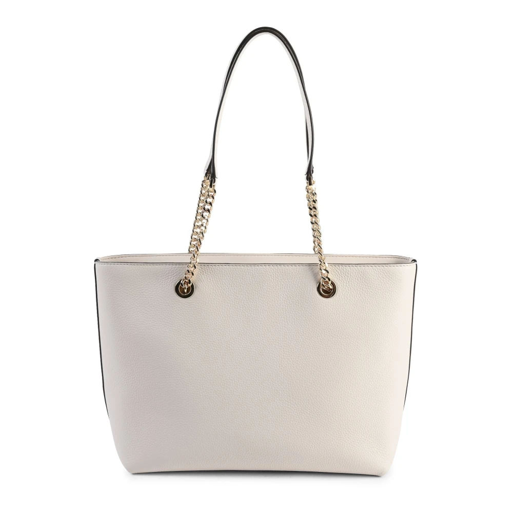 Michael Kors Chain Tote Bag Beige Dames