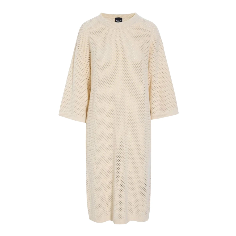 Bitte Kai Rand Beige Knitted Dresses, Female, Xs, Knitted Dress