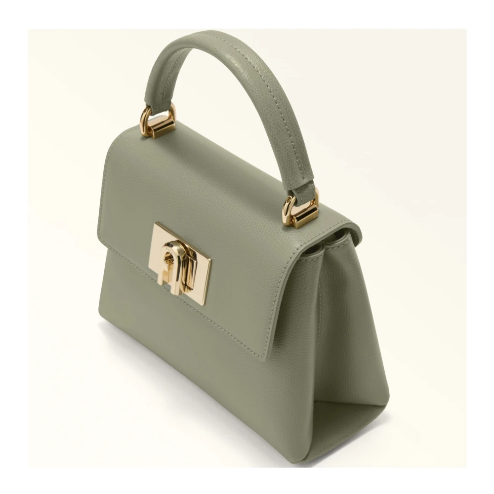 Furla Mini Top Handvat in Agave Leer Green Dames